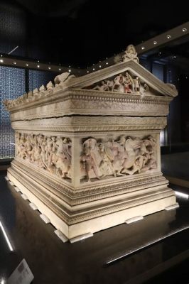  Le Sarcophage d'Alexandre: Un Monument Sculptural à la Gloire d'un Héros Antique!